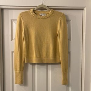 Banana Republic Mustard Crew Neck Sweater